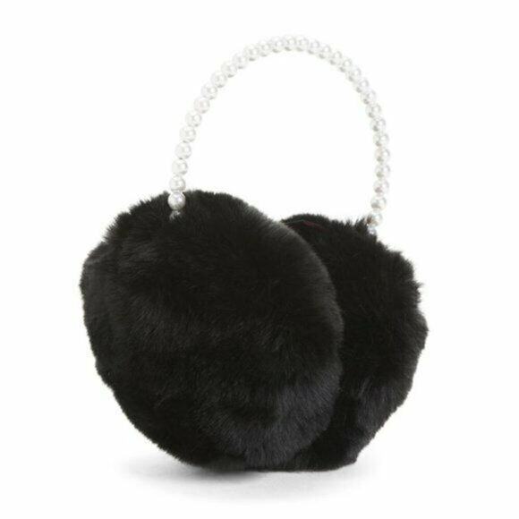 Christian Siriano Accessories - New! Christian Siriano Pearl Embellished Band Faux Fur Earmuffs